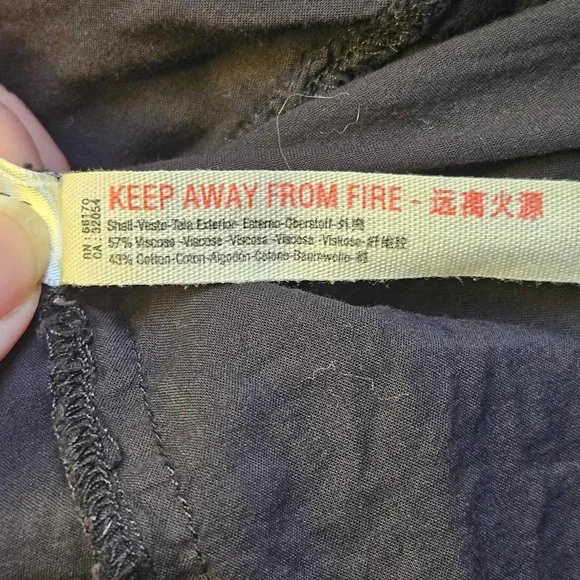 Intimately Free People Women’s Black Slip Dress Size Medium - Picture 7 of 8